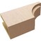 Ekena Millwork 4in. W x 6in. H x 12in. L Rivera Woodgrain TimberThane Rafter Tail, Primed Tan RFTUR04X06X12RIVRCPR - alternate 2